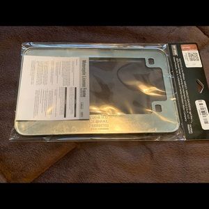 Harley Davidson license plate frame. Silver with bling